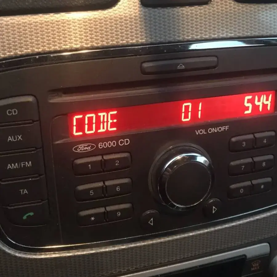 Ford 6000 CD radio as fitted to the Galaxy Mk3
