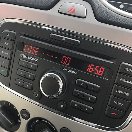Ford radio code generator compatibility chart for European models
