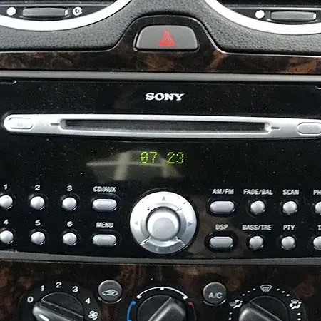 Ford Sony CD radio